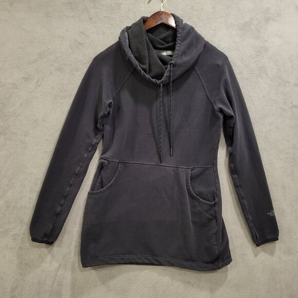 The‎ North Face Turtleneck Sweatshirt Women's Size Small Kangaroo Pockets Warm - Picture 1 of 7